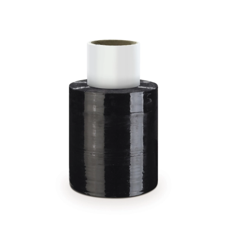 Mini bobine pe noir - 23µ 100mmx150m 30% recycle - colis de 20 - 1 colis de 20 mini bobines
