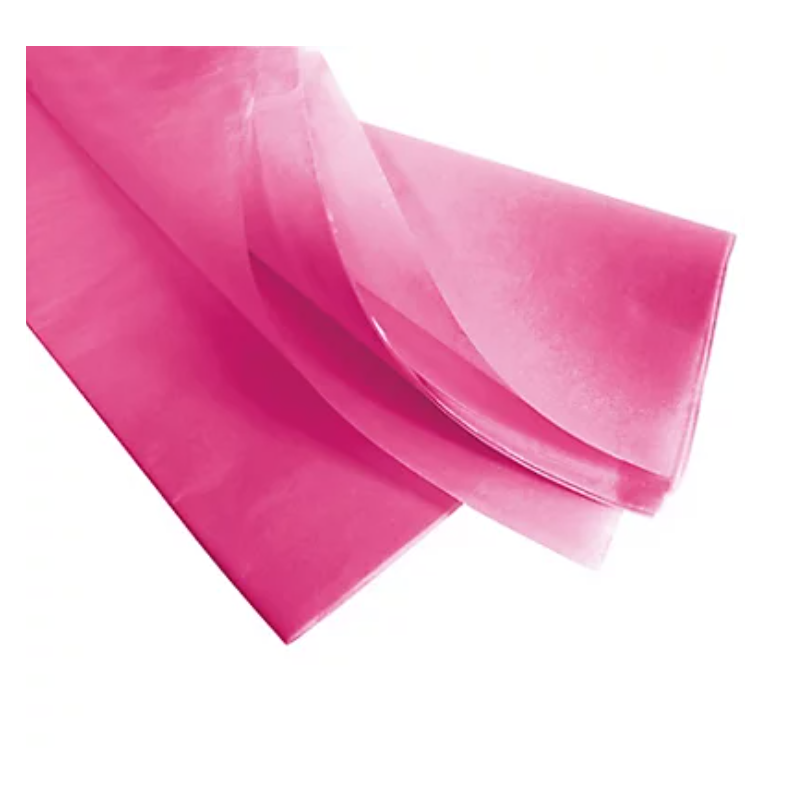 Papier de soie fuchsia - 50 x 75 cm 17 g/m² - paquet de 480 feuilles - paquet de 480 feuilles