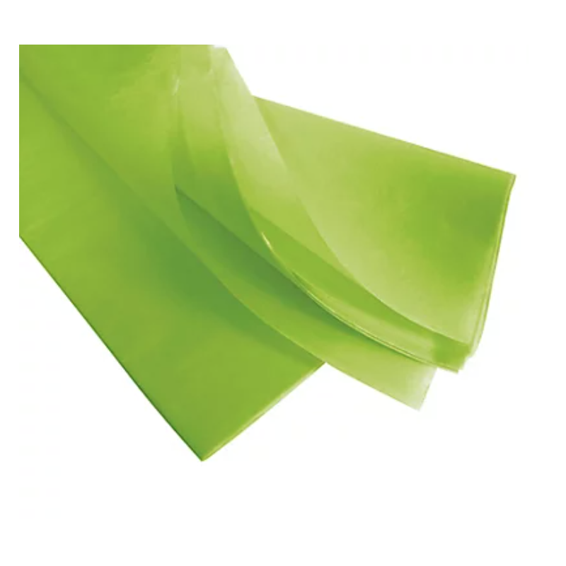 Papier de soie vert granny - 50 x 75 cm 17 g/m² - paquet de 480 feuilles - paquet de 480 feuilles