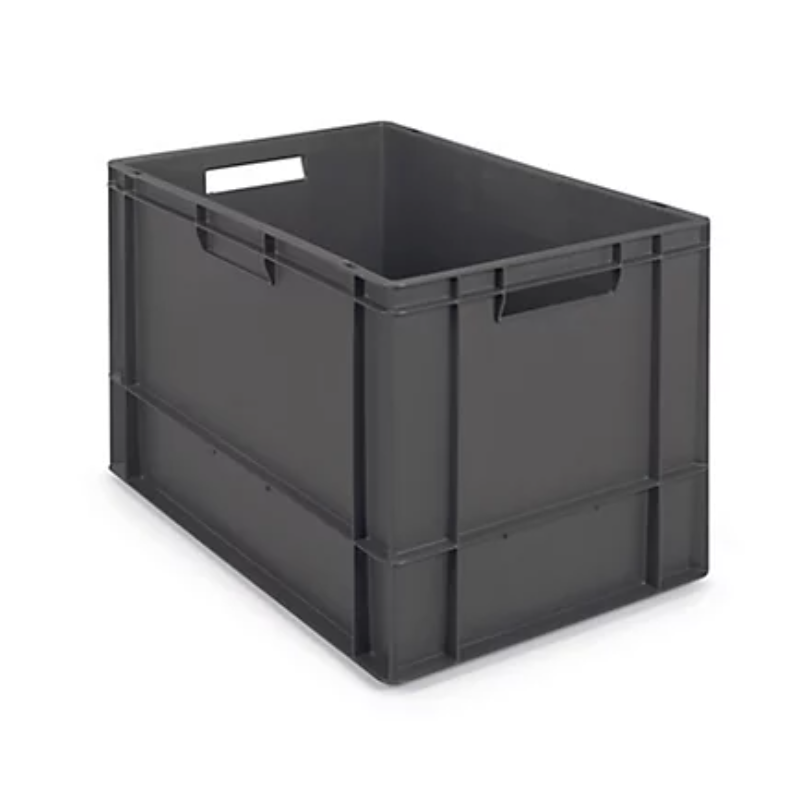 Bac gerbable norme europe eco - 76l 600x400x400mm - lot : 5 bacs