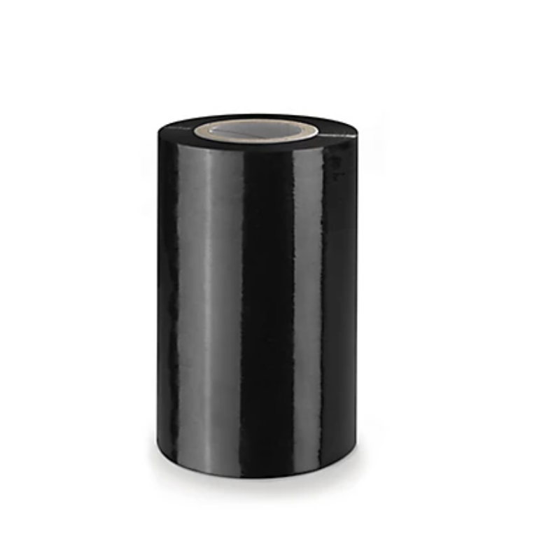 Mini bobine pe noir - 20µ 125mmx150m 30% recycle - colis de 24 mini bobines