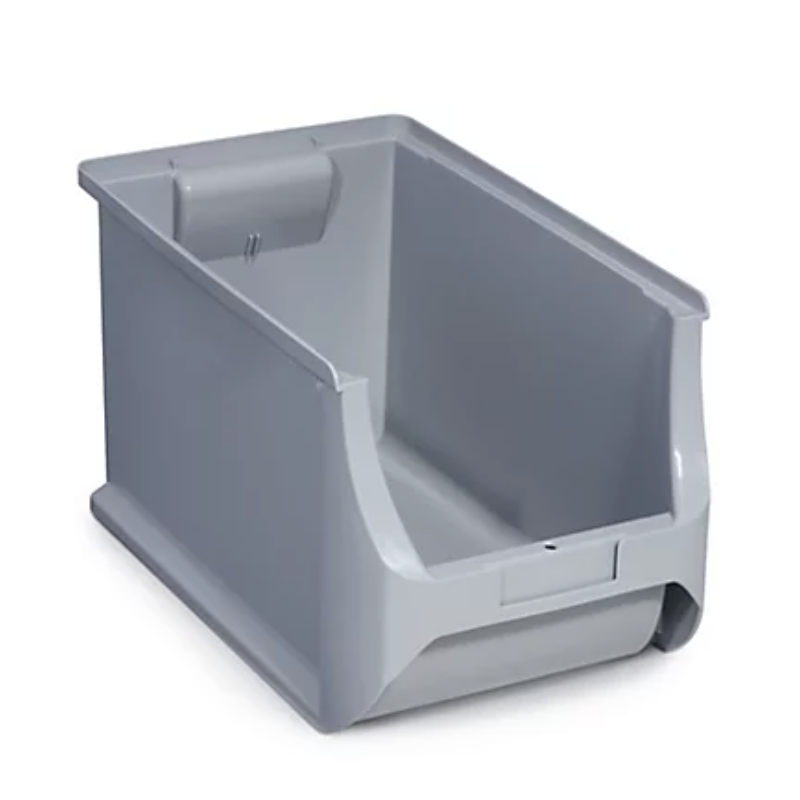 Bac a bec pp haute resistance 8l - dim.ext 355x205x150mm - gris - colis de 12 bacs